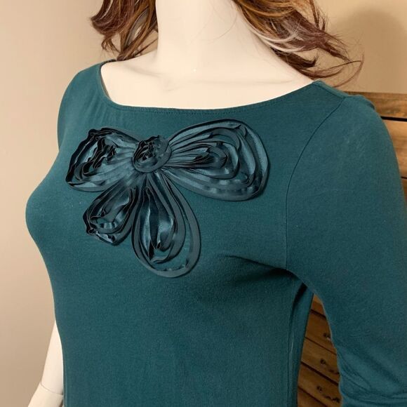 Ann Taylor LOFT Hunter green T-shirt - Picture 3 of 12